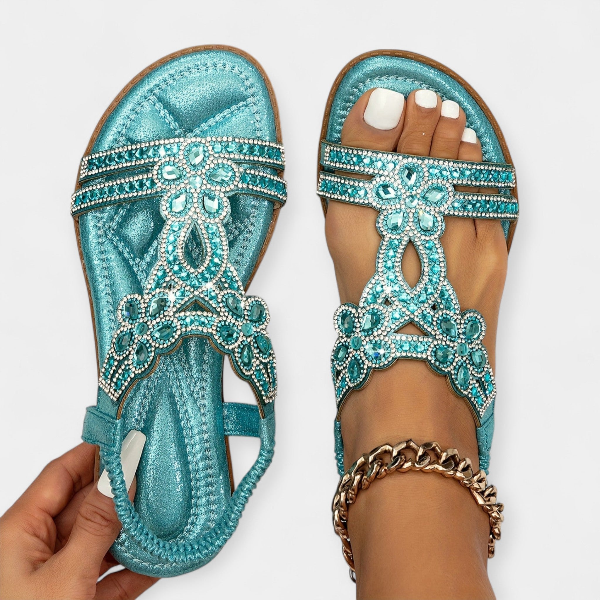 Comfort Turquoise Sandals