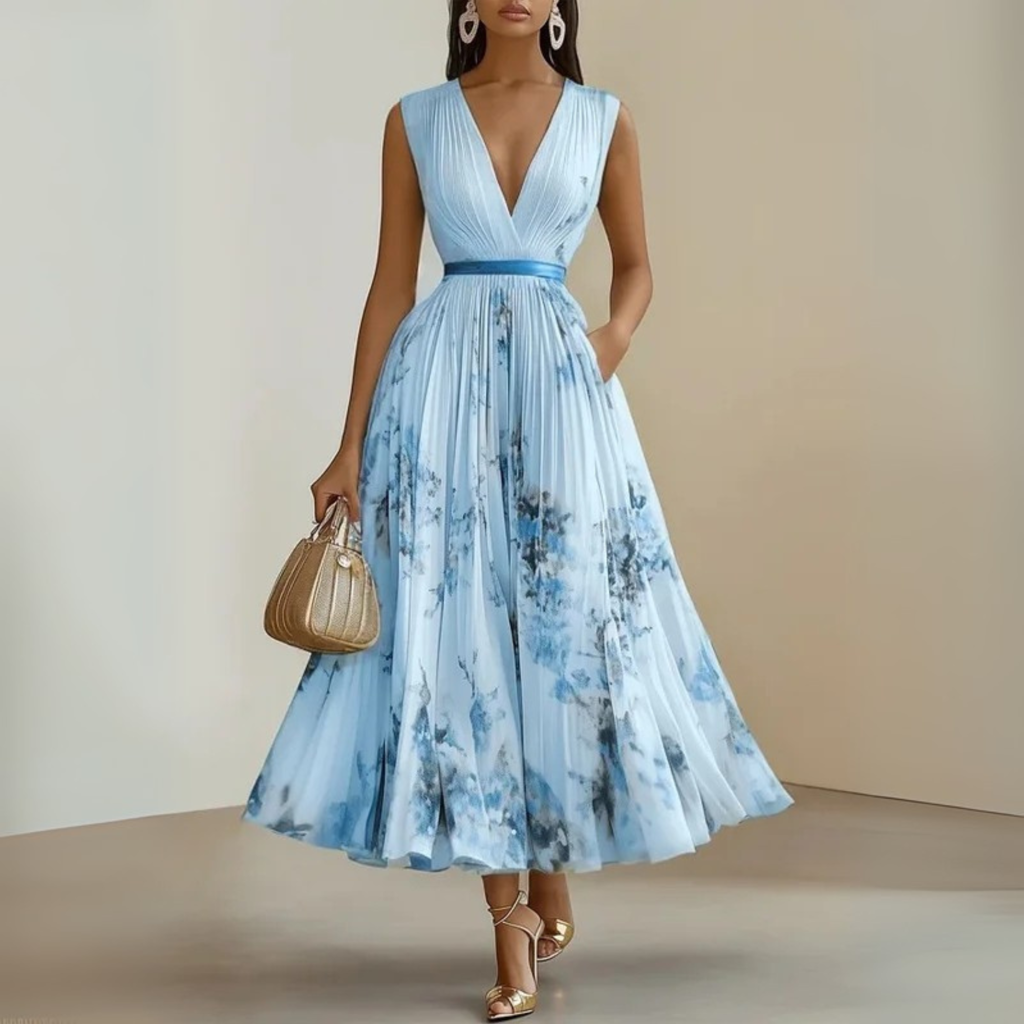 Maureen™ | Breezy Sleeveless Maxi Dress for Summer