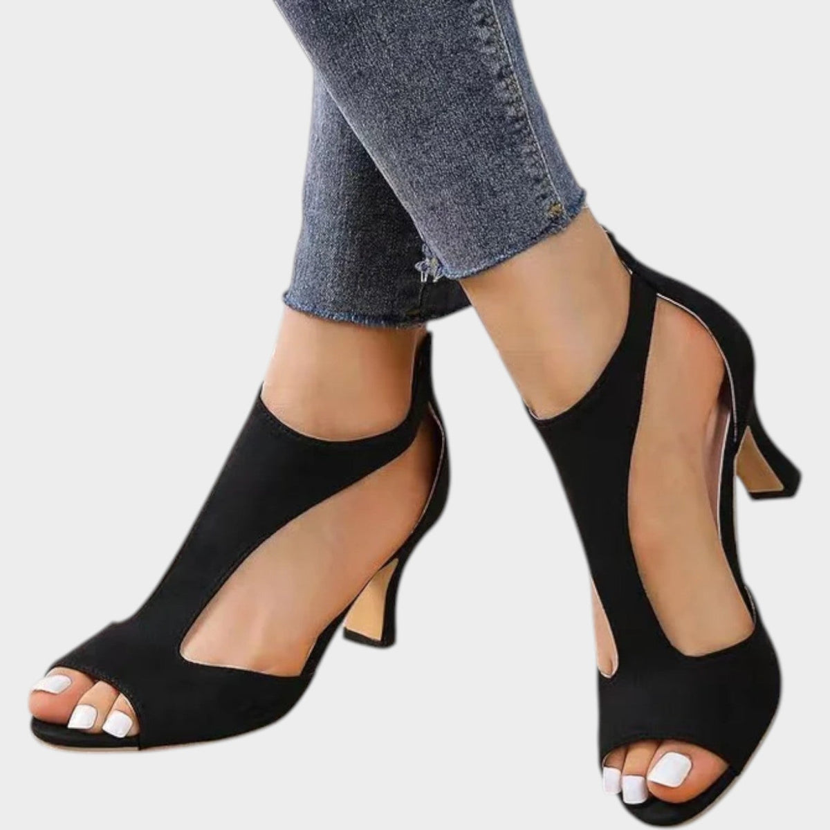 Women's Open Toe Heeled Sandals