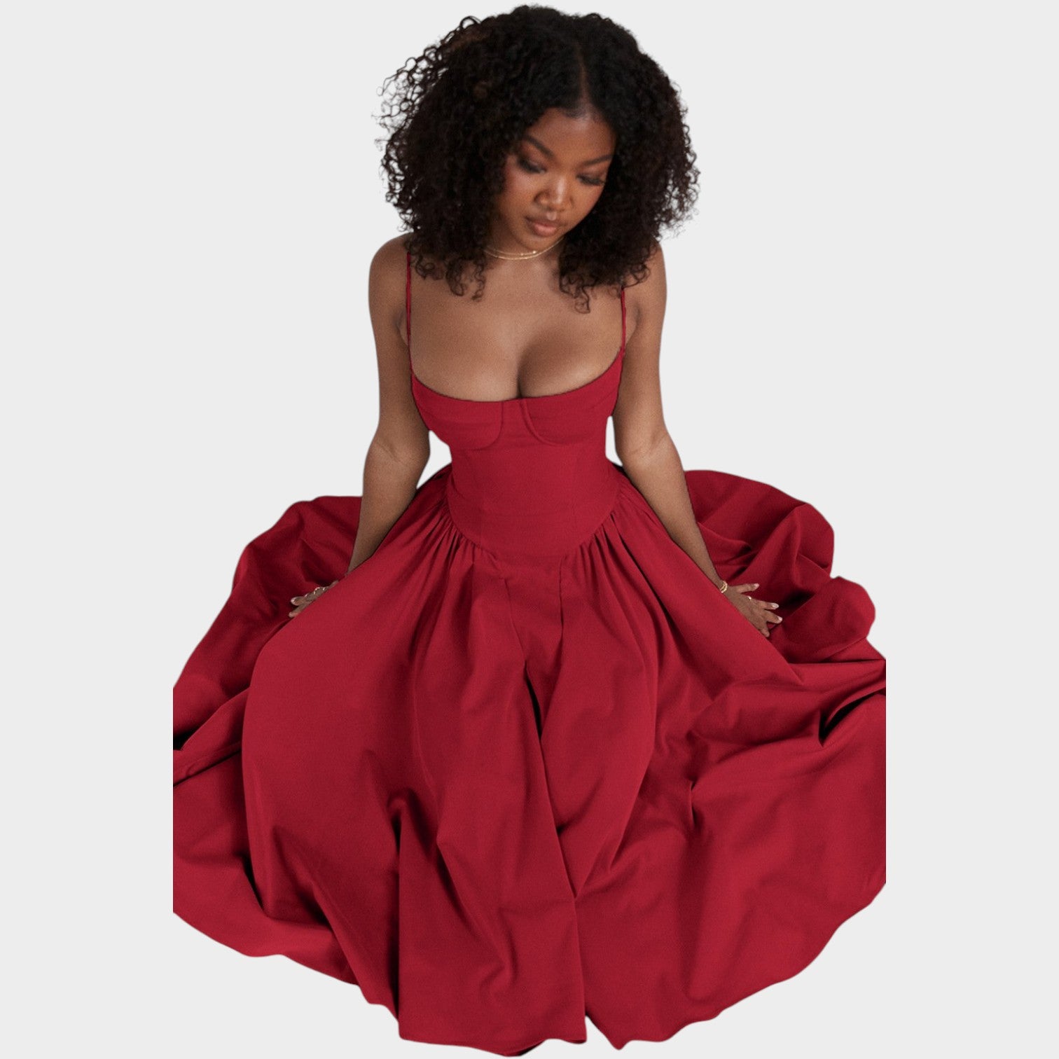 Elegant Cocktail & Wedding Guest Midi Dress