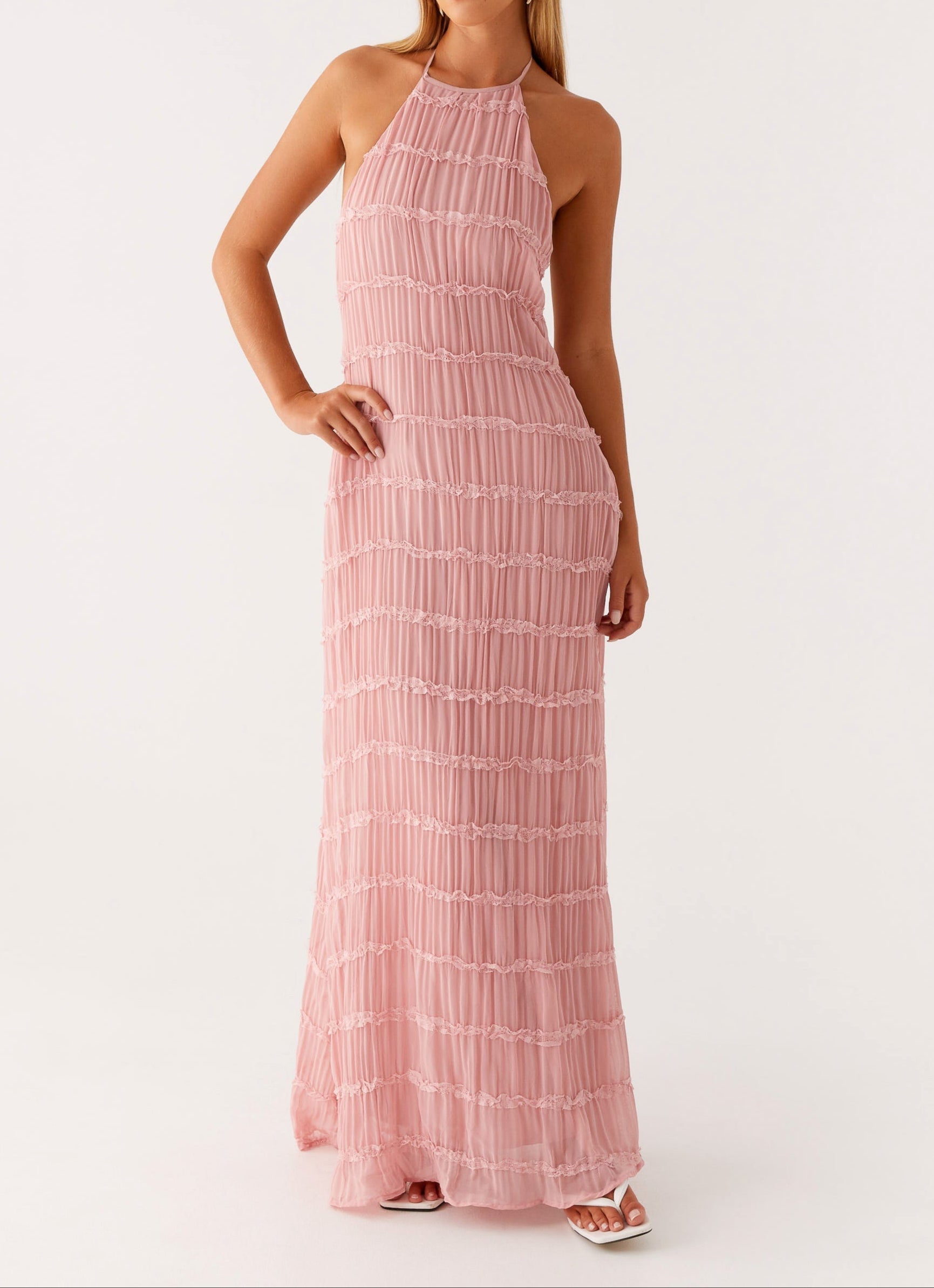 Jolene™ | Chic Halter Maxi Gown