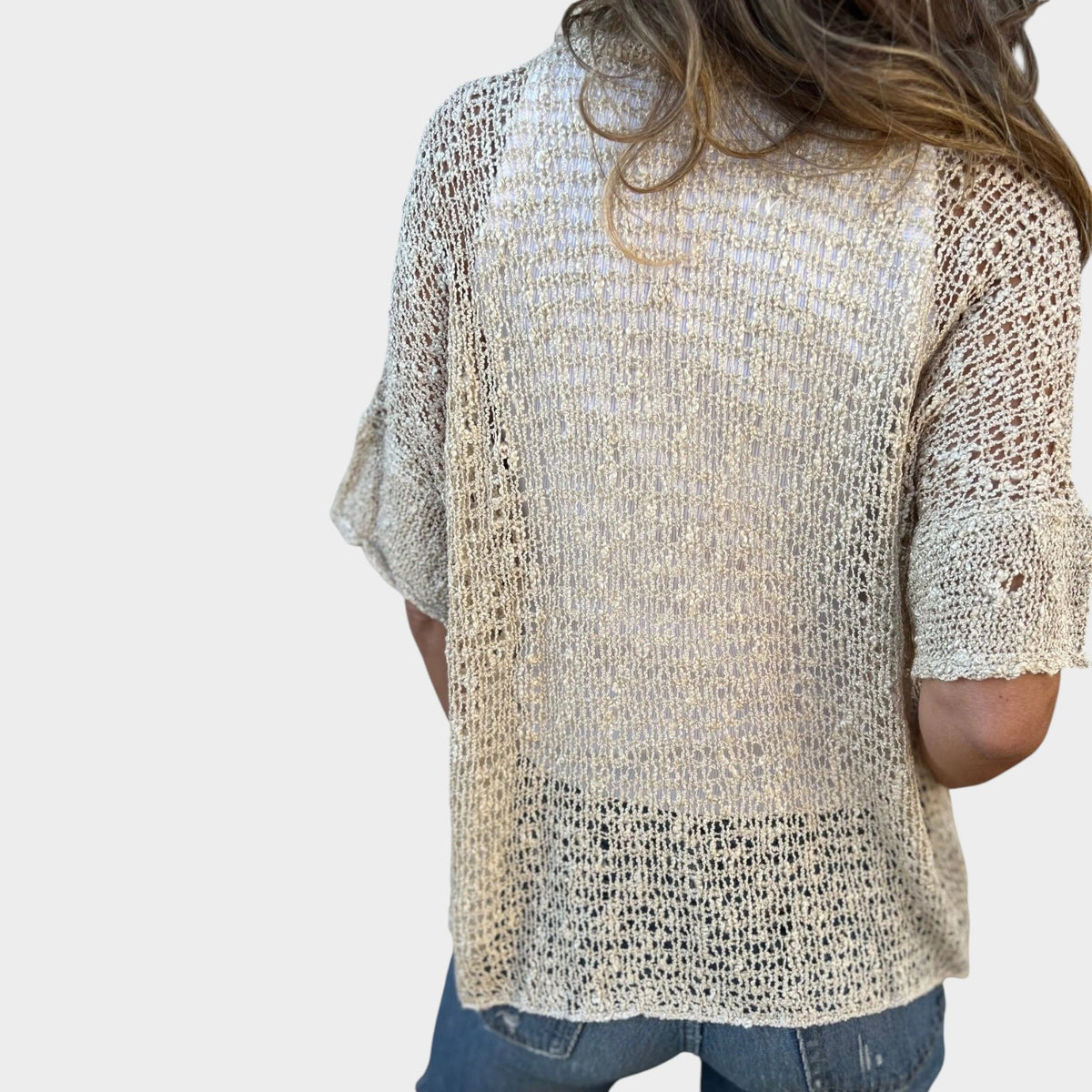 Women's Crochet Knit Top