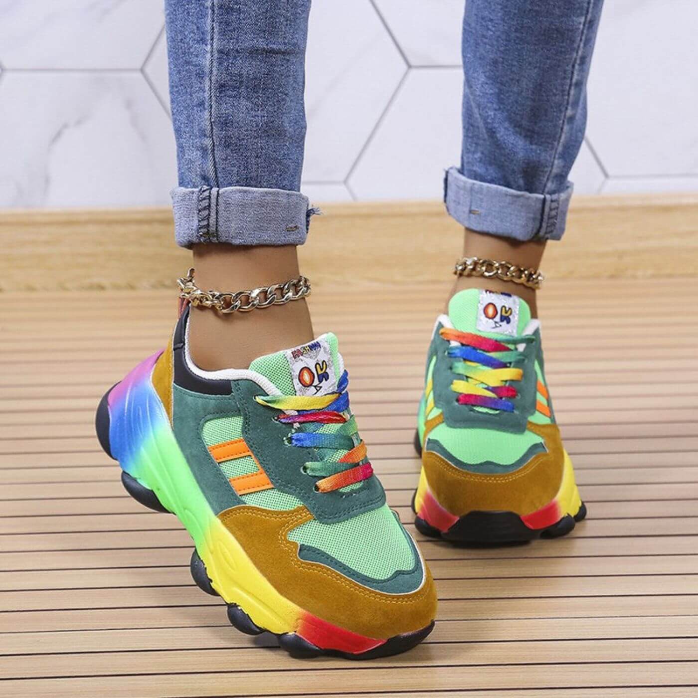 LumiSneak™ | Colorful Orthopedic Sneakers