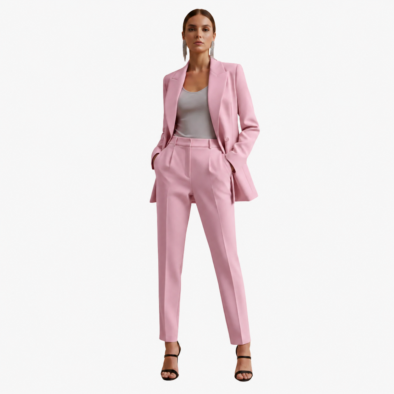 Tabitha | Women's Double-Breasted Blazer and Trousers Set
