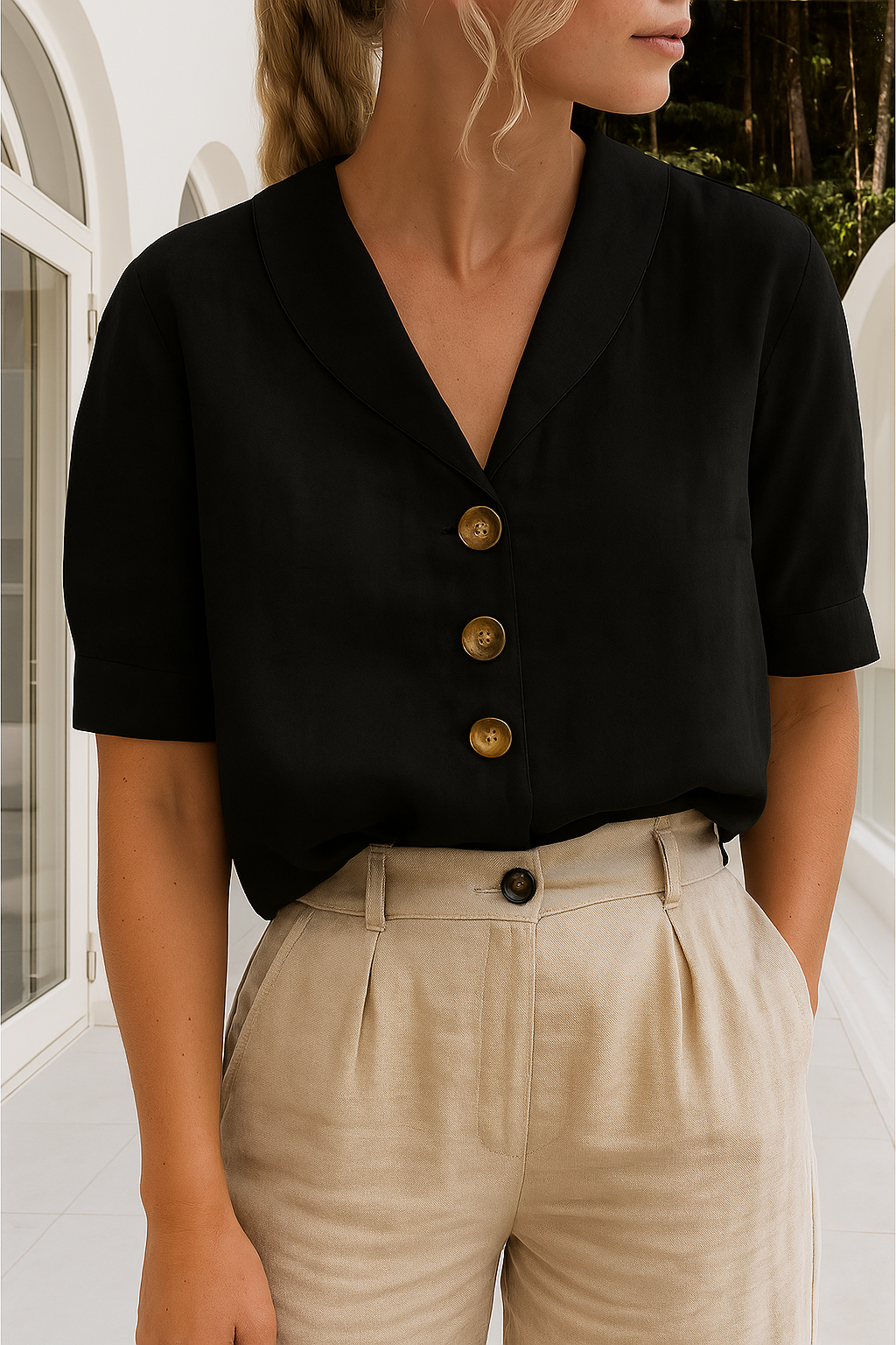 Ethel™ | Chic Elegance Blouse