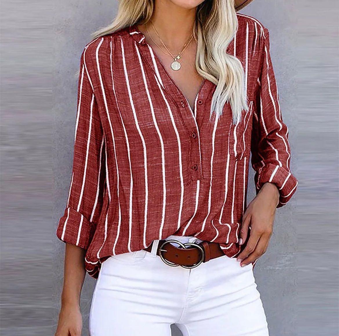 Candace™ | Striped Relaxed Blouse