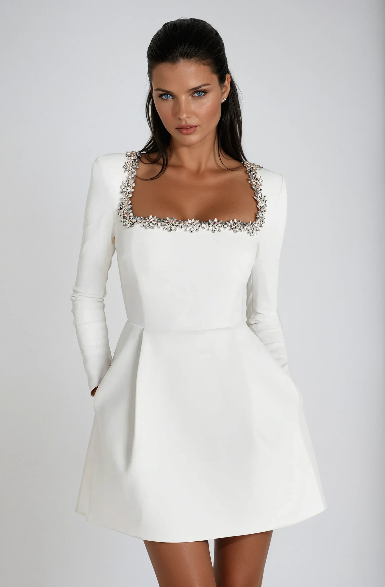 Theodora | Elegant Dress for Women Attending Weddings