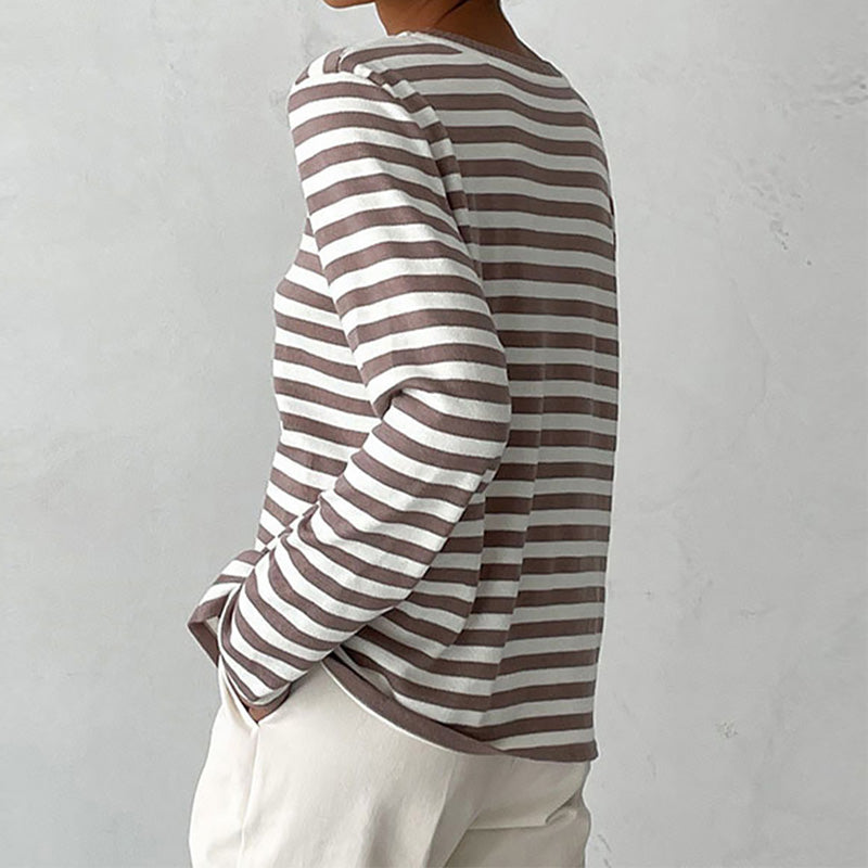 Dana™ | Chic Striped Summer Tee