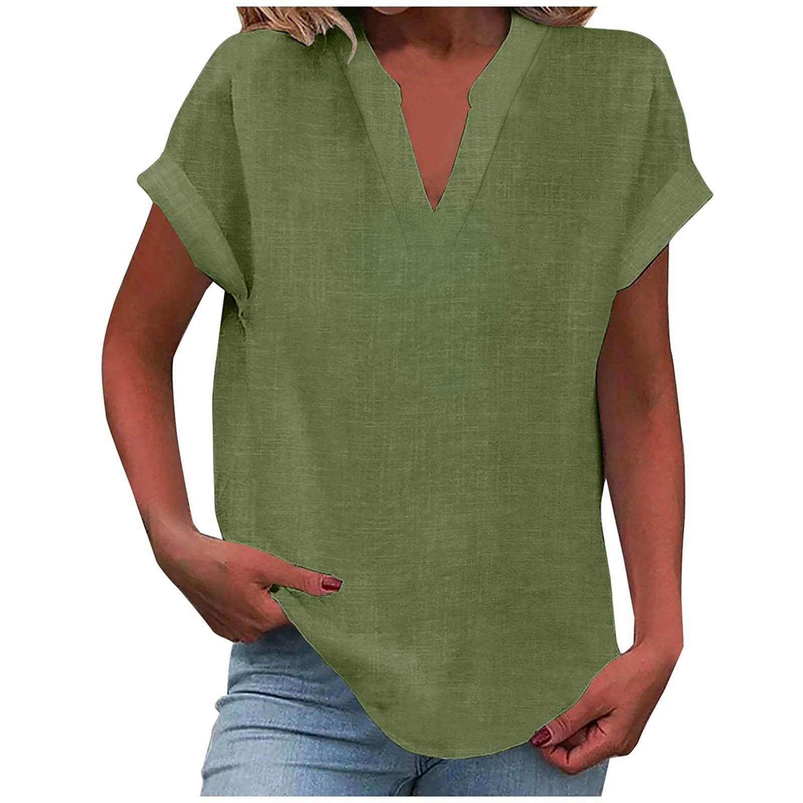Lexi™ | Casual V-Neck Blouse