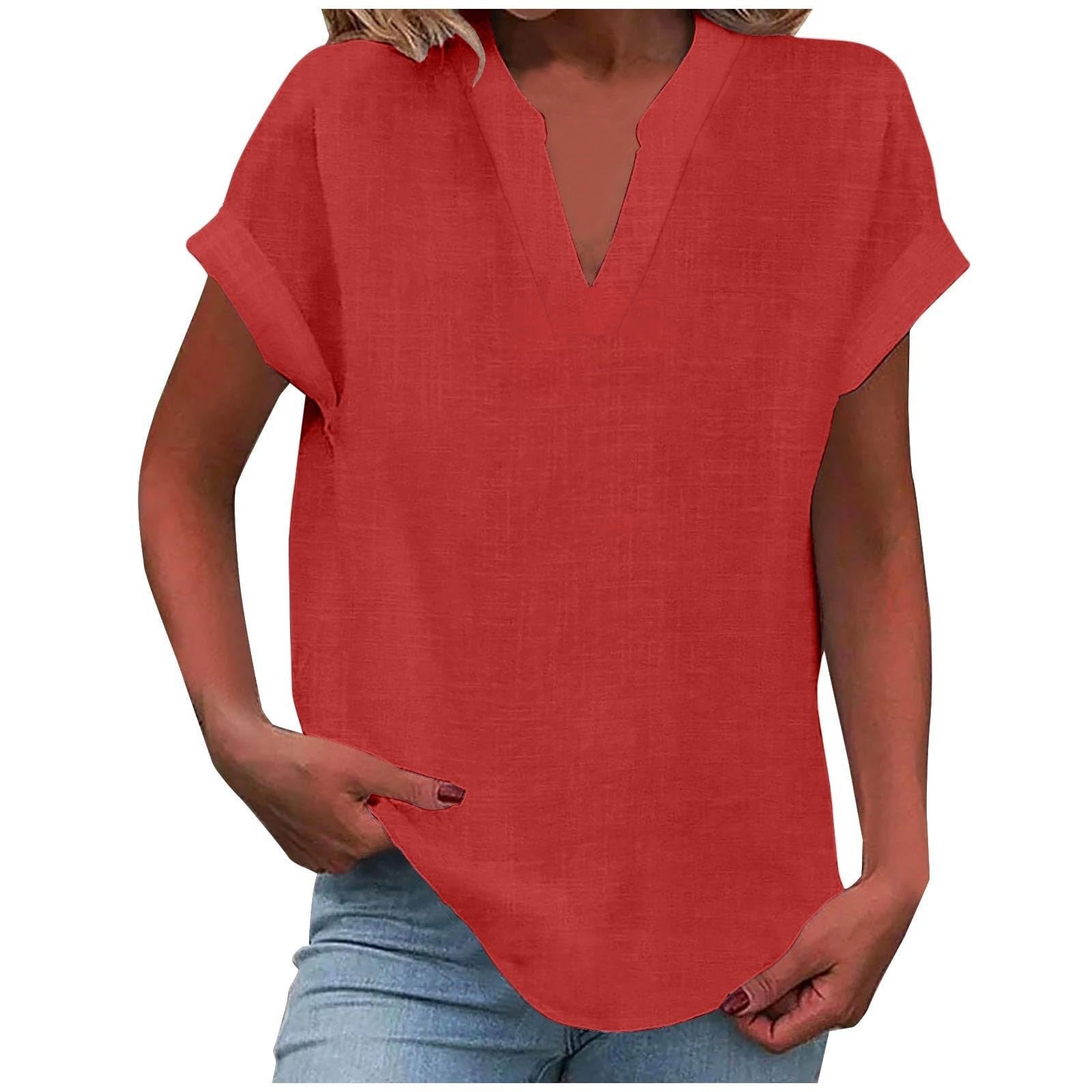 Lexi™ | Casual V-Neck Blouse