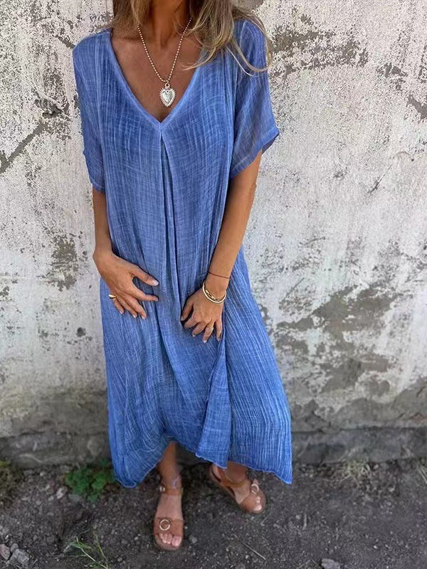 Amy™ | Relaxed V-Neck Dress