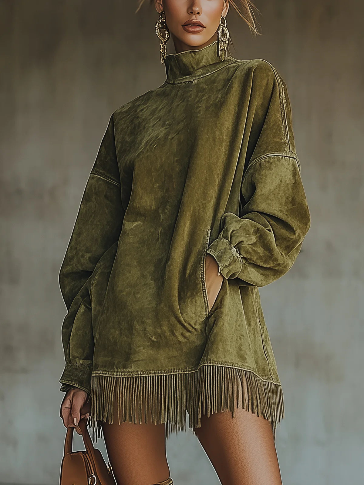 Alexandra™ | Comfy Fringe Dress