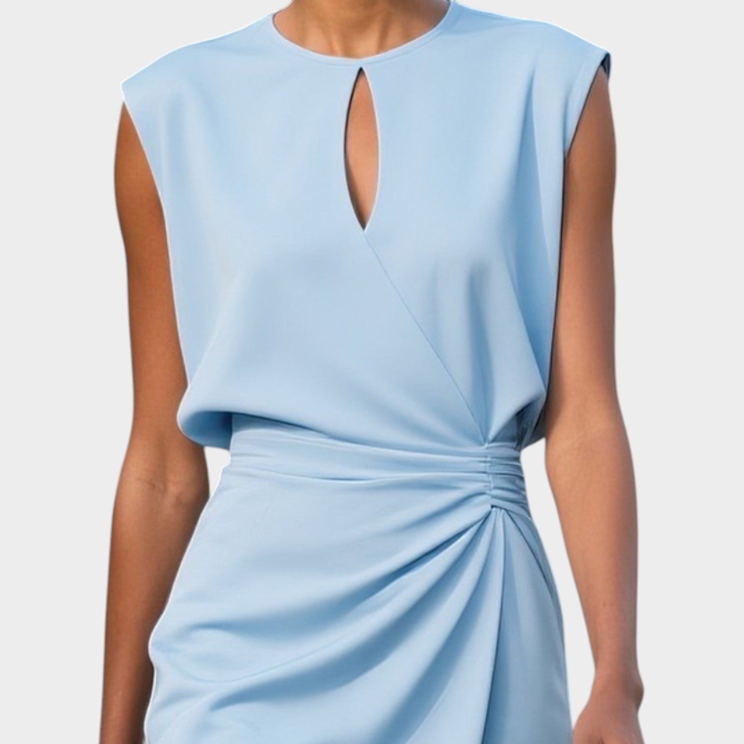 Ruched Formal Mini Dress