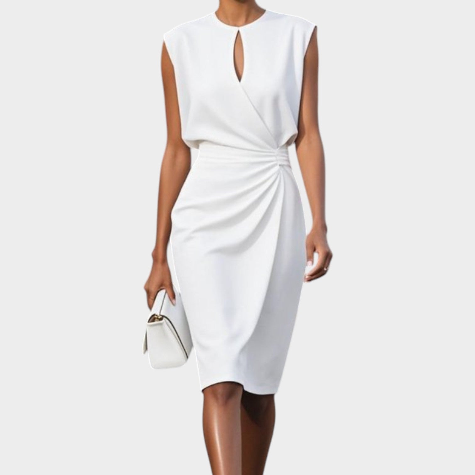 Ruched Formal Mini Dress