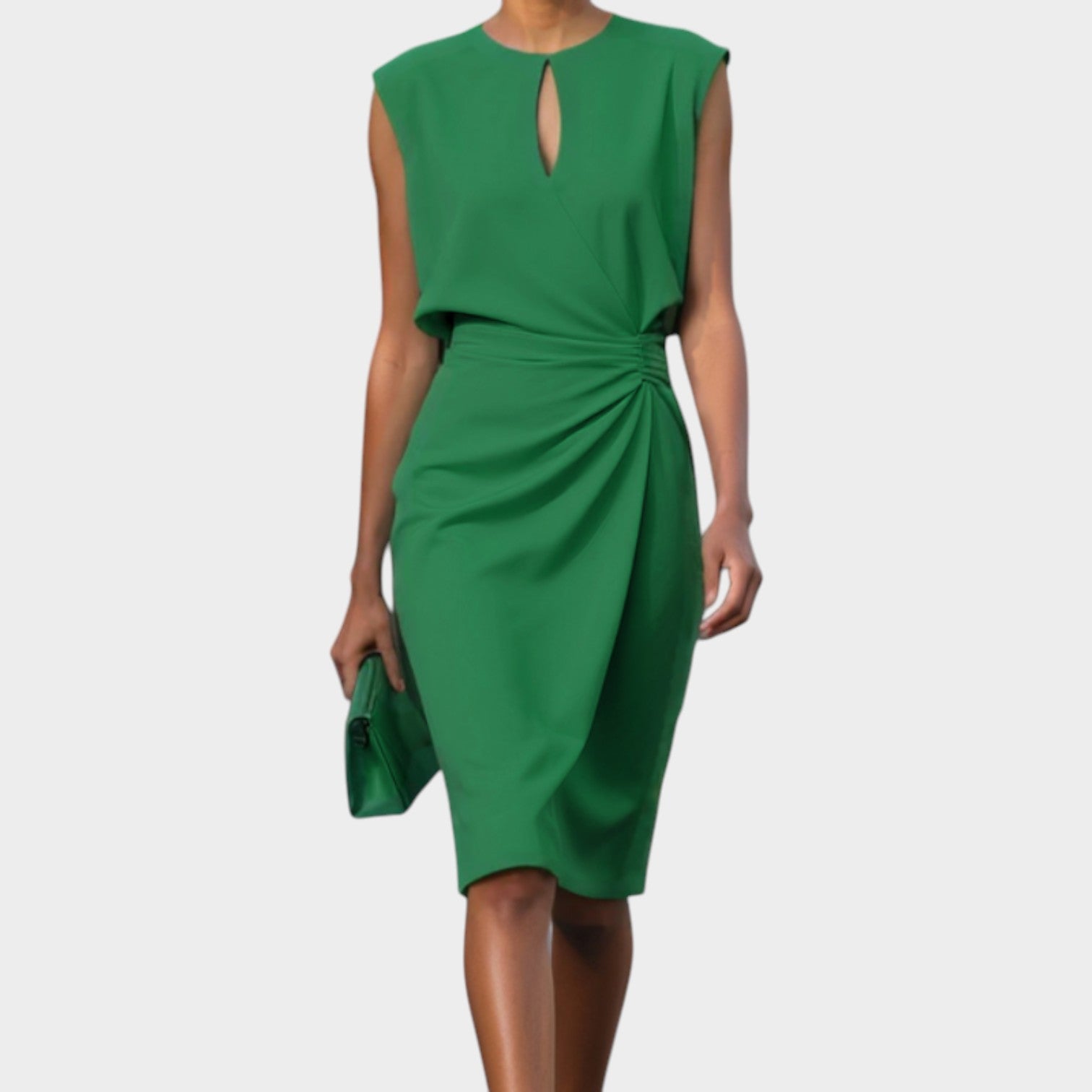 Ruched Formal Mini Dress