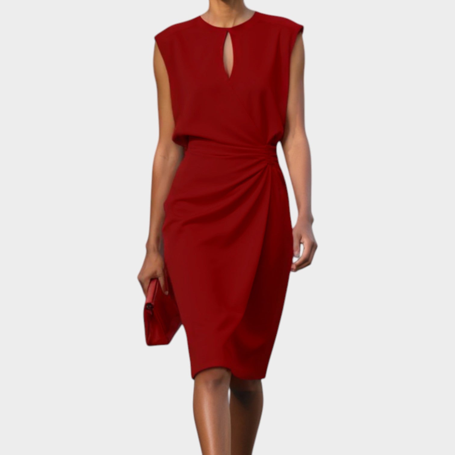 Ruched Formal Mini Dress