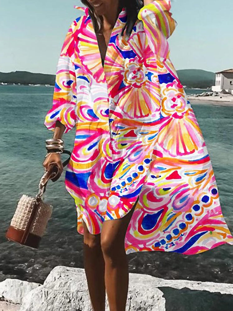 Mary™ | Midi Shirt Dress for Summer