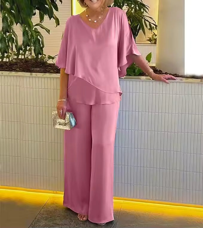 Clarissa™ | Chic Two-Piece Ensemble with Sophisticated Style