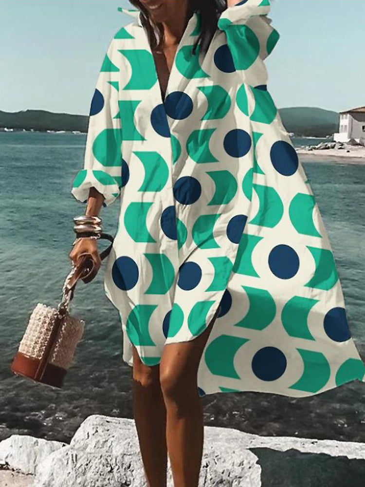 Mary™ | Midi Shirt Dress for Summer