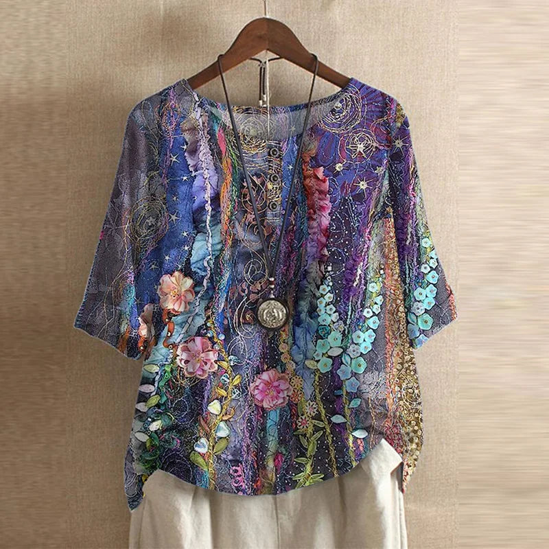 Anya™ | Vintage-Style Blouse