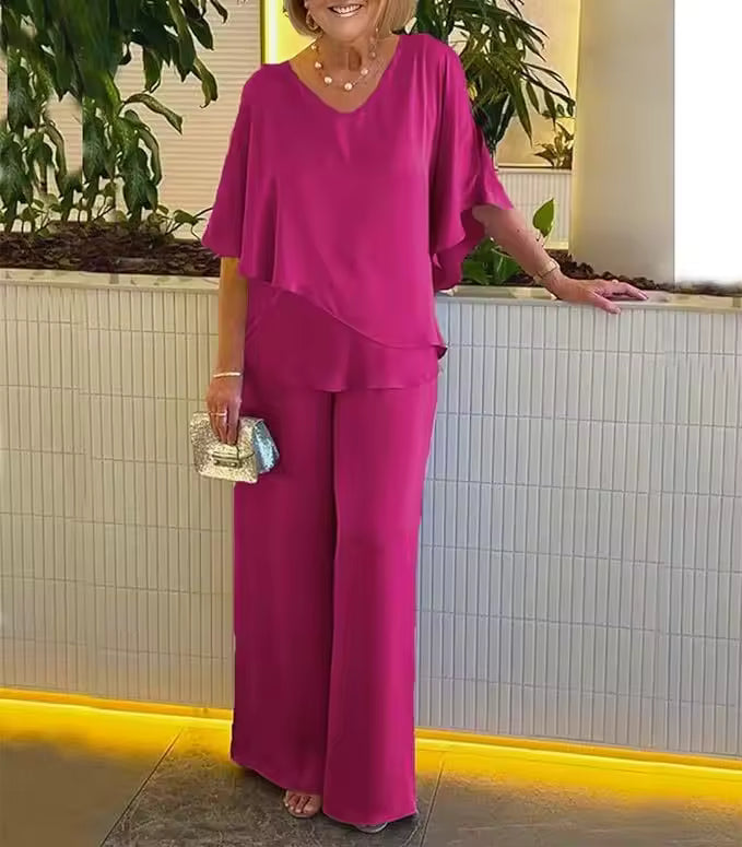 Clarissa™ | Chic Two-Piece Ensemble with Sophisticated Style