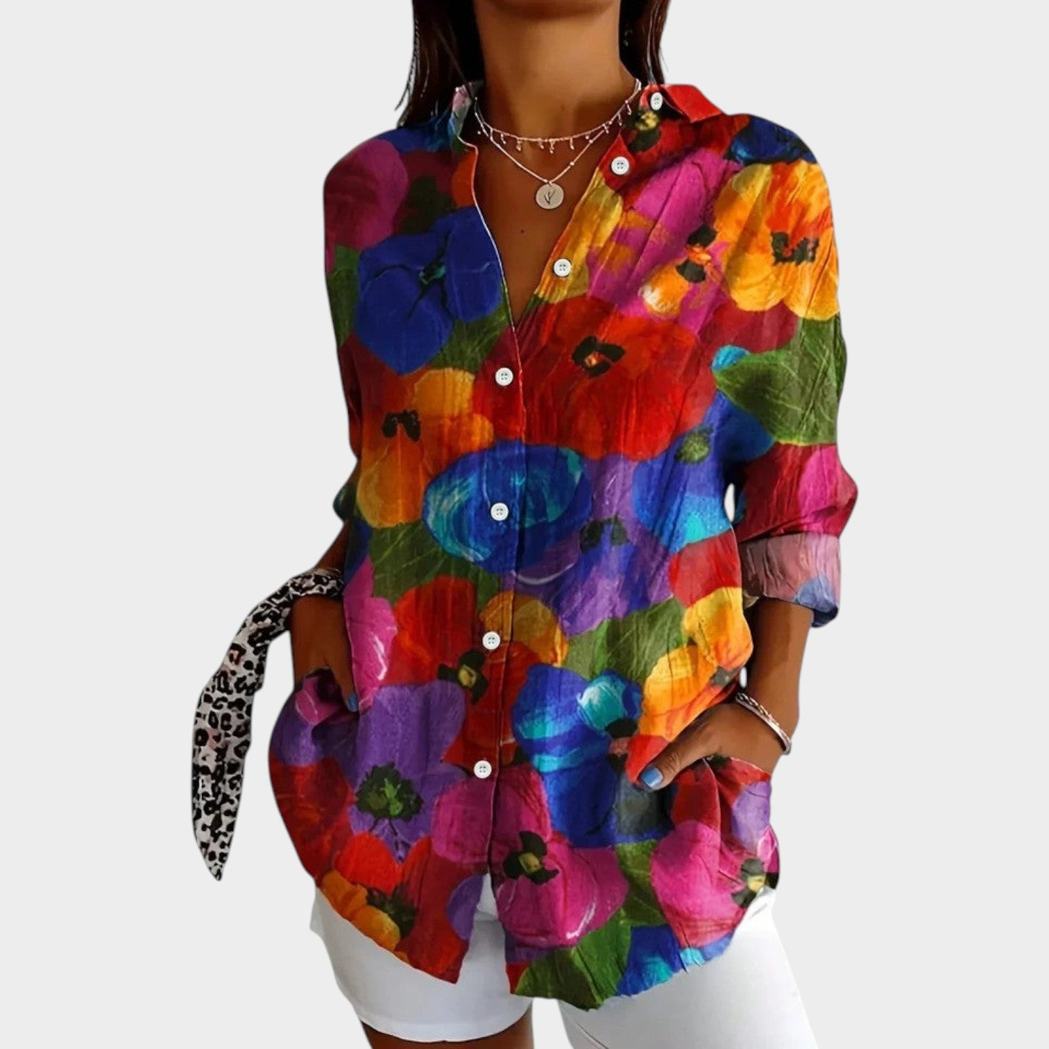 Floral Button Up Shirt