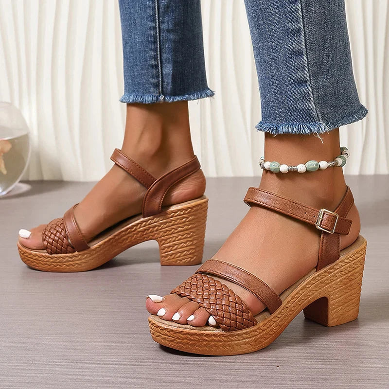 Deborah™ | Braided Platform Sandals