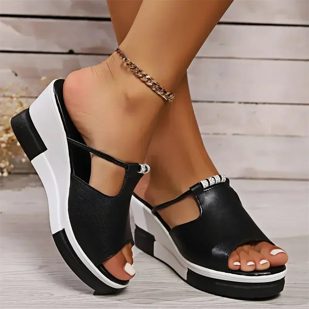 Belle | Women's Comfort Cushioned Wedge Sandals