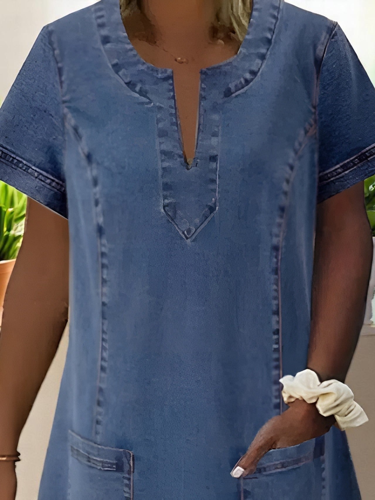 Erin™ | Cozy Denim Dress