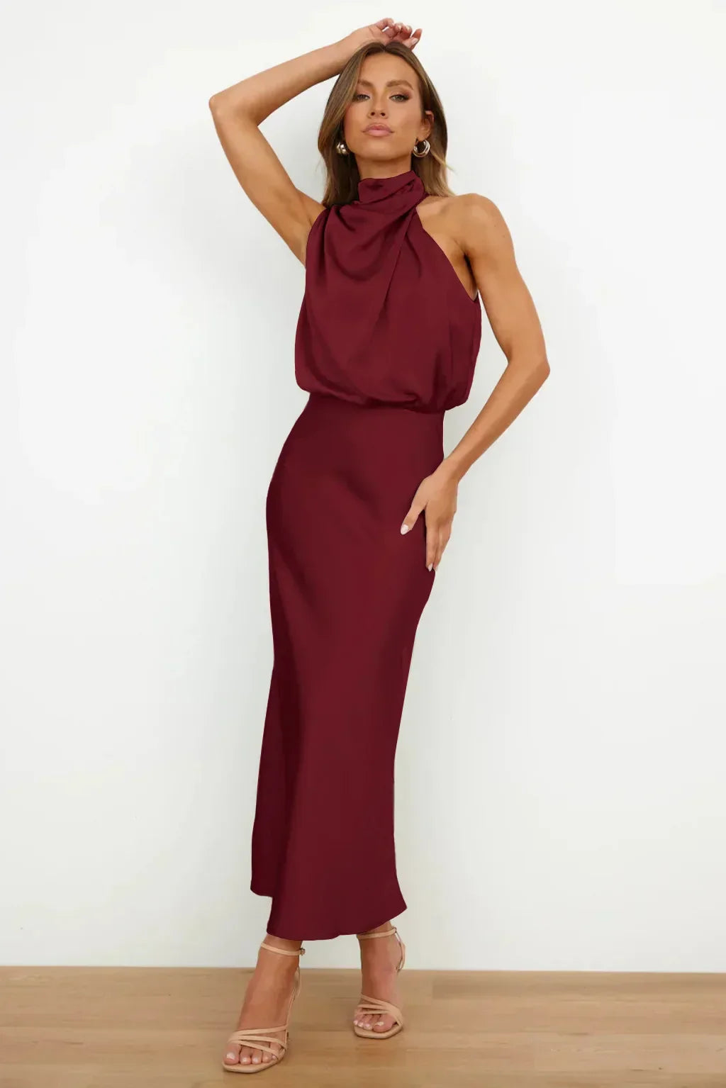 Mariana™ | Sophisticated Halter Evening Gown