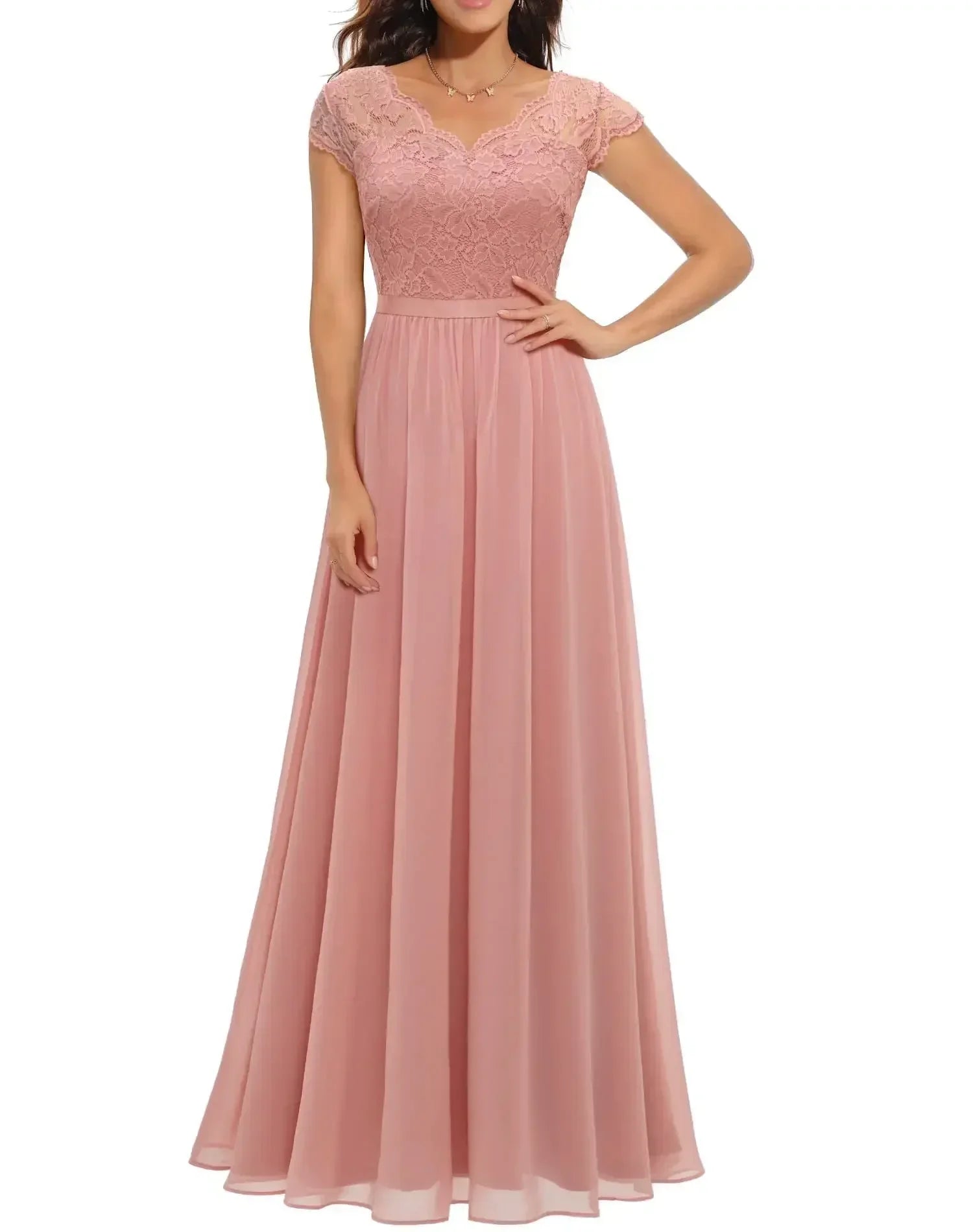 Diane™ | Women's Elegant Long Lace Dress
