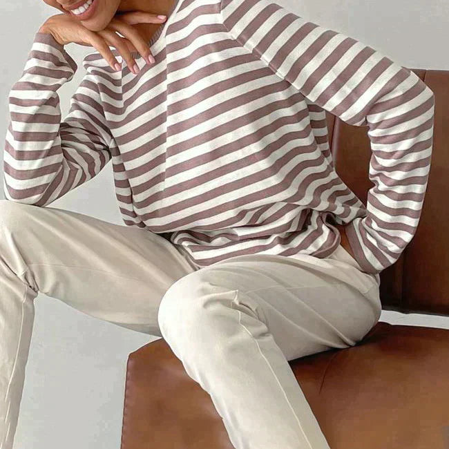 Dana™ | Chic Striped Summer Tee