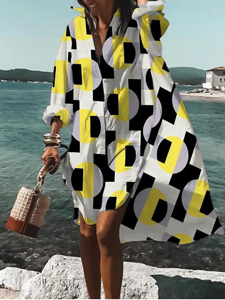 Mary™ | Midi Shirt Dress for Summer