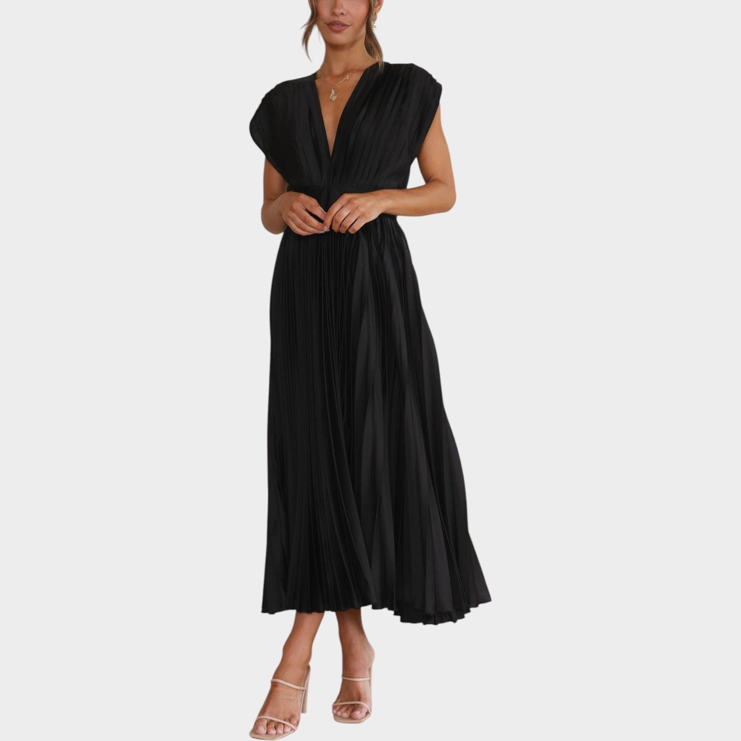 Elegant Formal Midi Dress