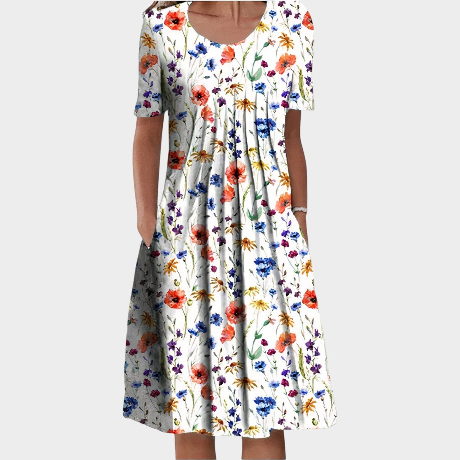 Floral Midi Summer Dress