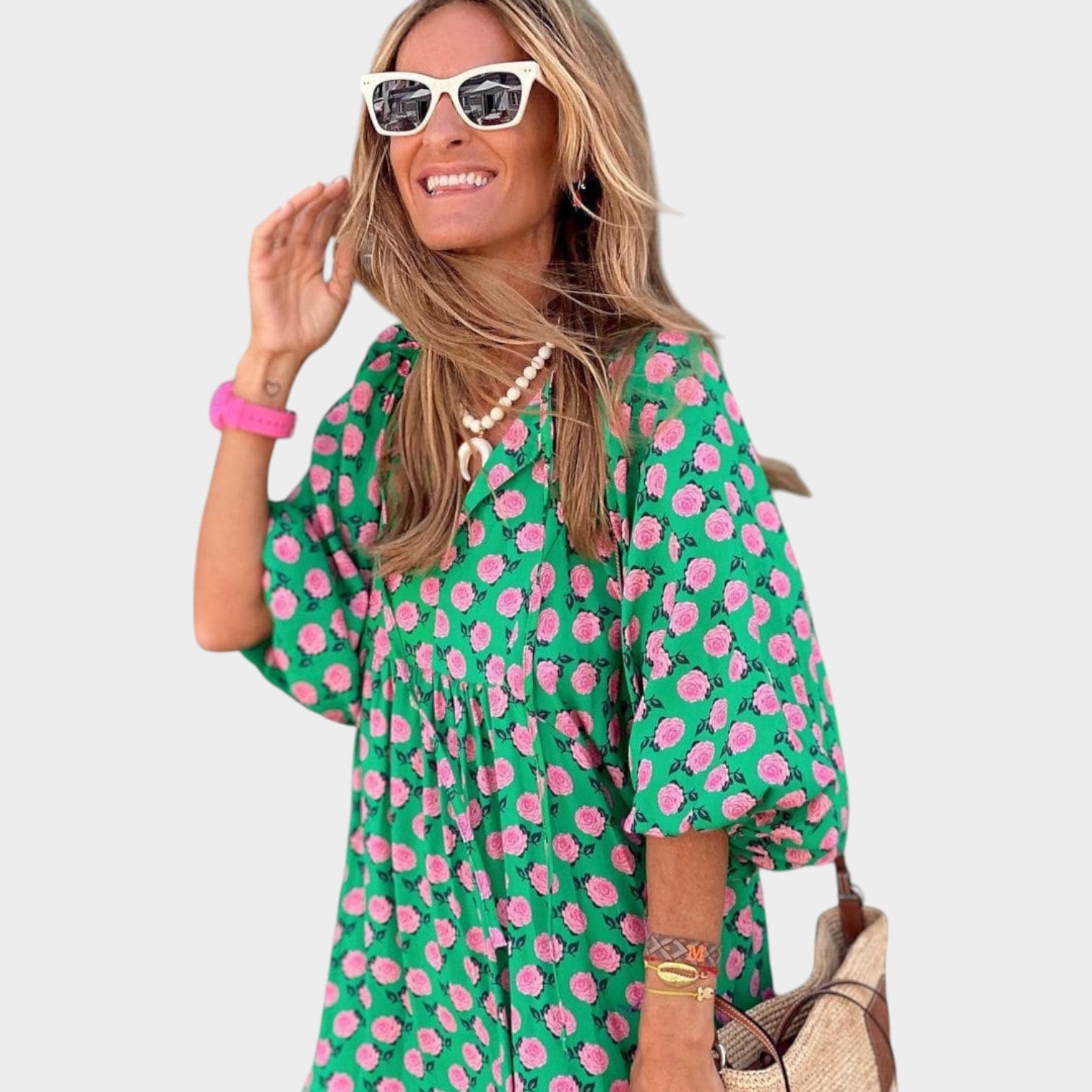 Floral Boho Summer Dress