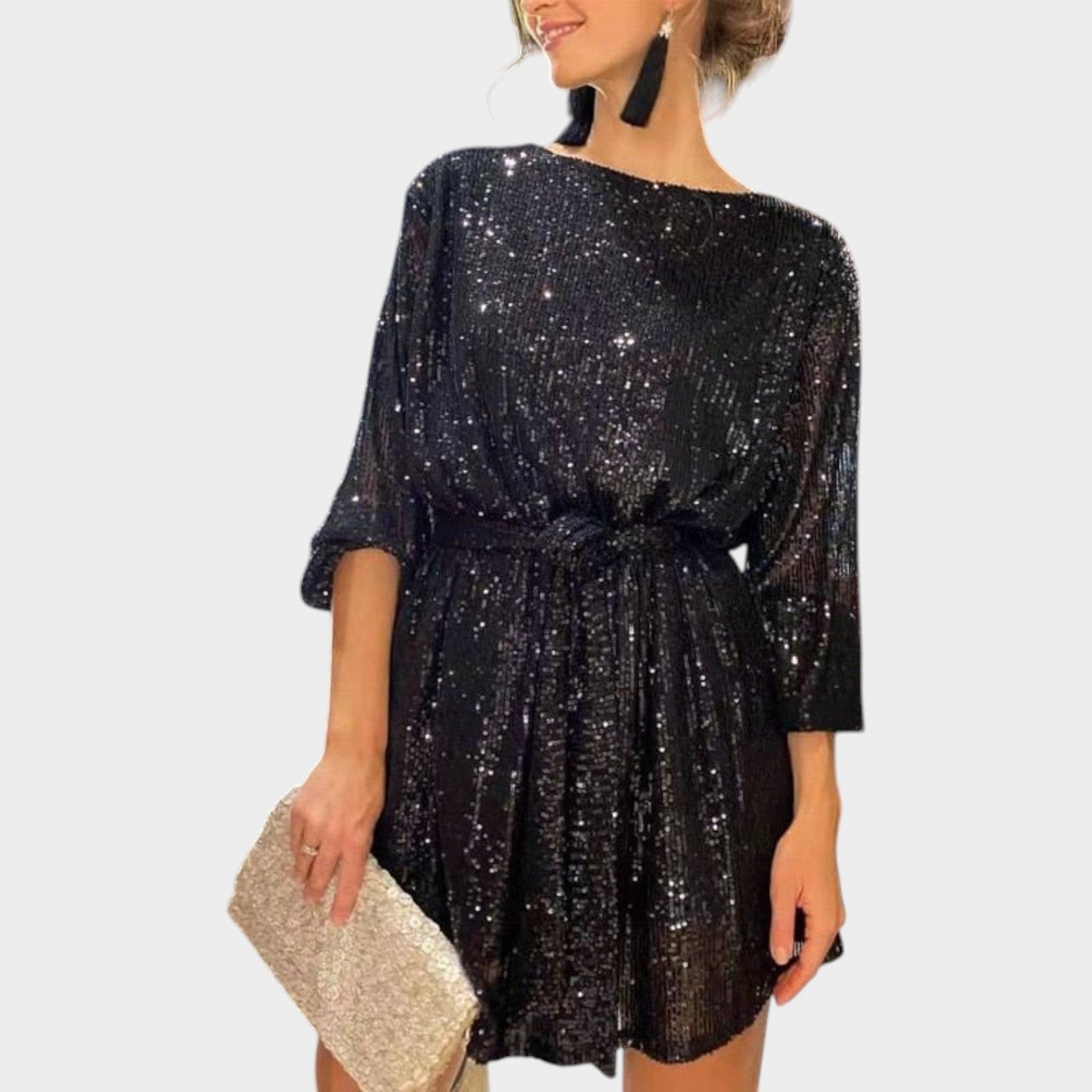 Cocktail Sequin Mini Dress