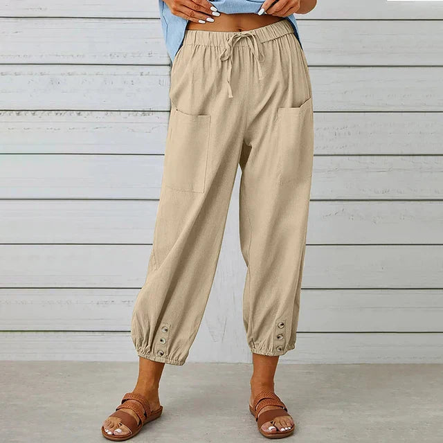 Lena™ | Relaxed High-Waist Trousers