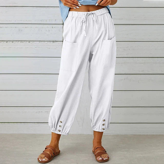 Lena™ | Relaxed High-Waist Trousers