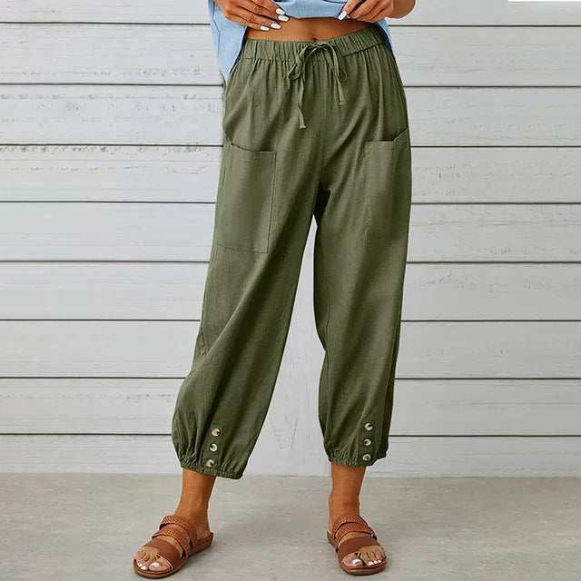 Lena™ | Relaxed High-Waist Trousers
