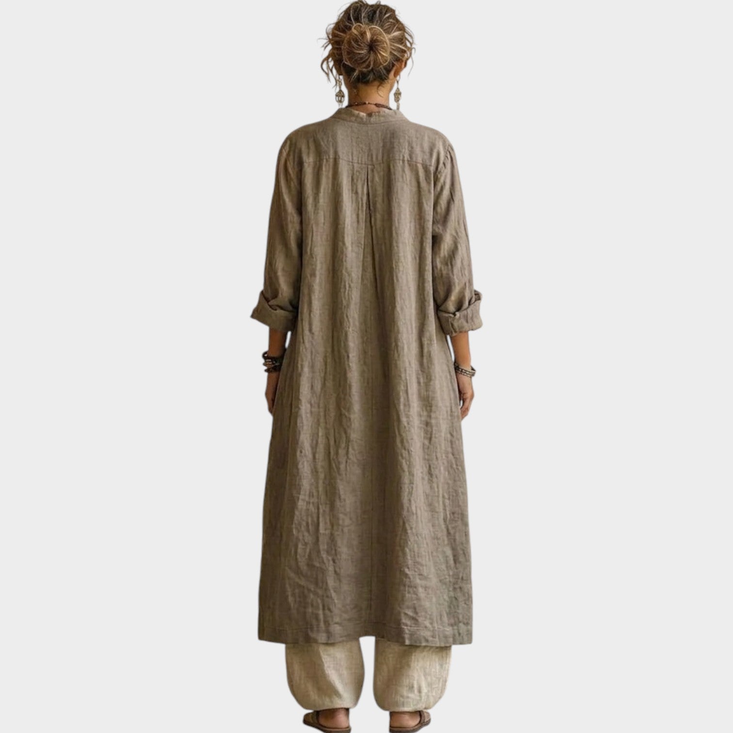 Premium Cotton and Linen Blend Three Piece Set