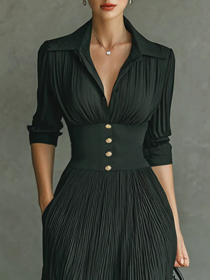 Erica™ | Stylish Tailored Waist Dress