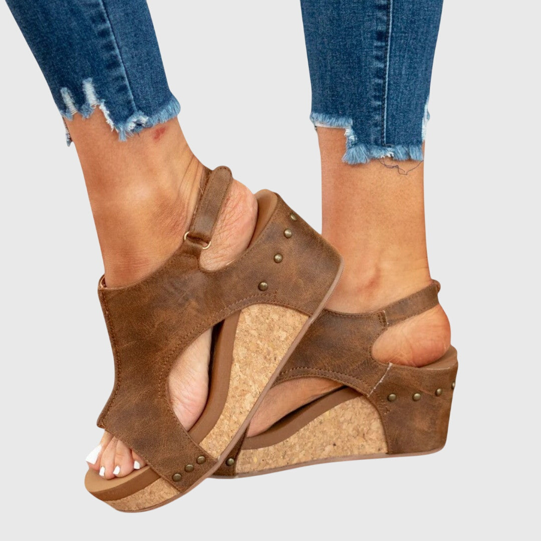 Orthopedic Comfort Low Heel Sandals