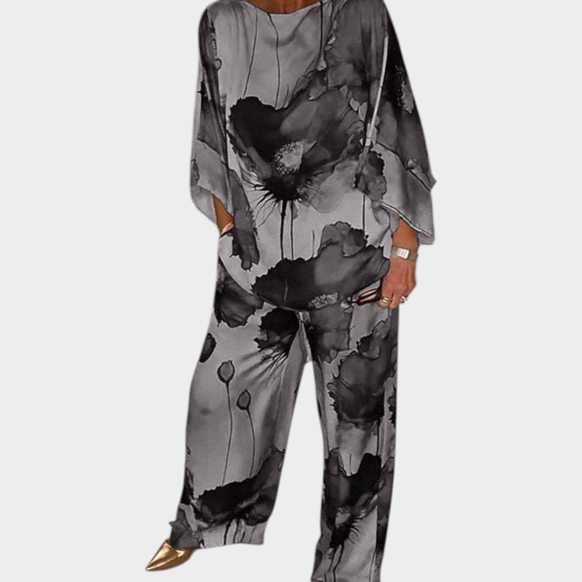 Women's Floral Two Piece Matching Set