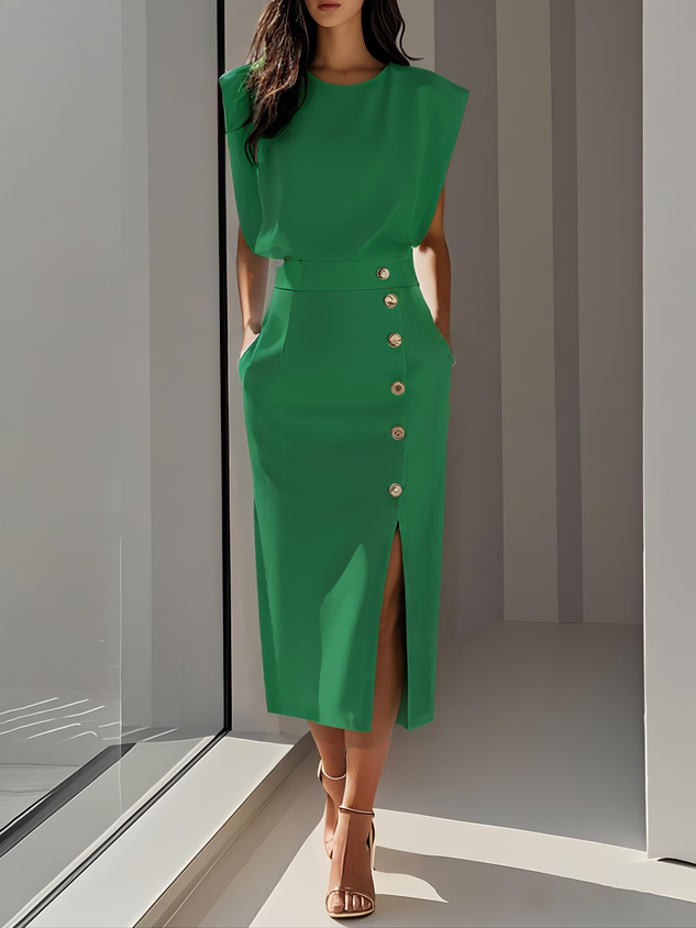 Aspen™ | Effortlessly Chic Midi Dress