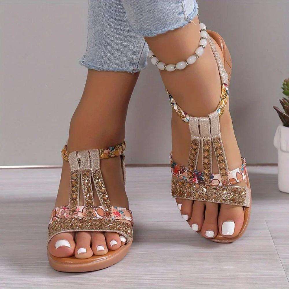 Anastasia | Women's Decorative Ankle Strap Sandals