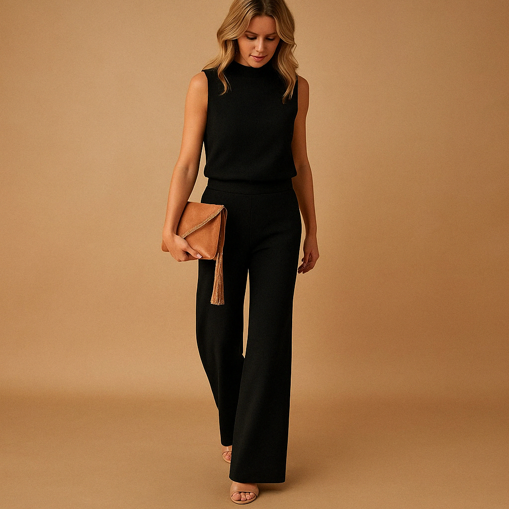 Aurelia | Women's Sleeveless Wide-Leg Jumpsuit
