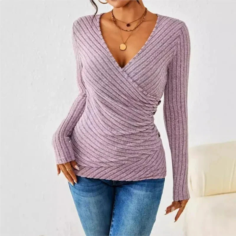 Caroline™ | Long Sleeve Tummy-Tucking Top