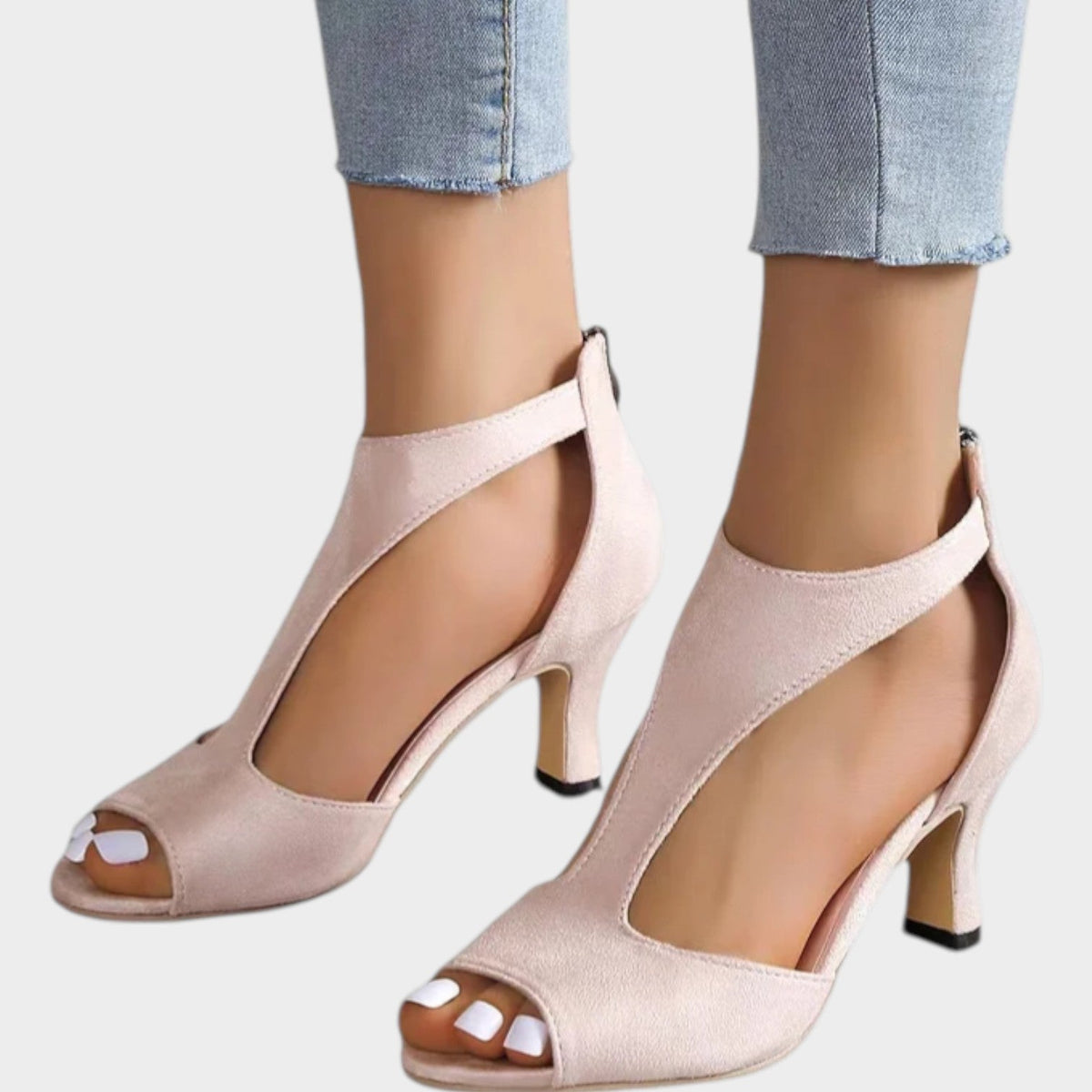 Women's Open Toe Heeled Sandals