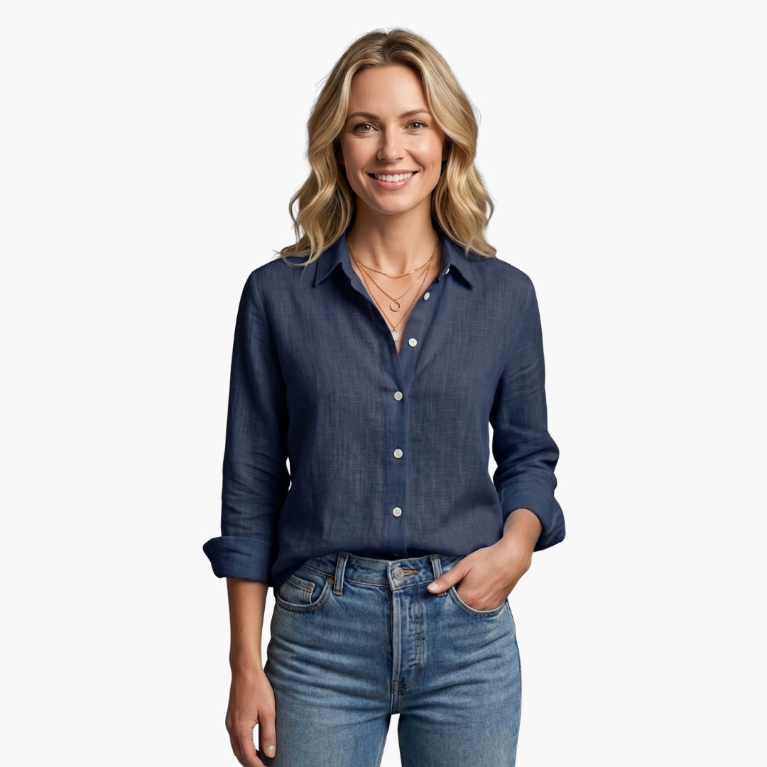 Bianca | Women's Long Sleeve Button-Up Shirt